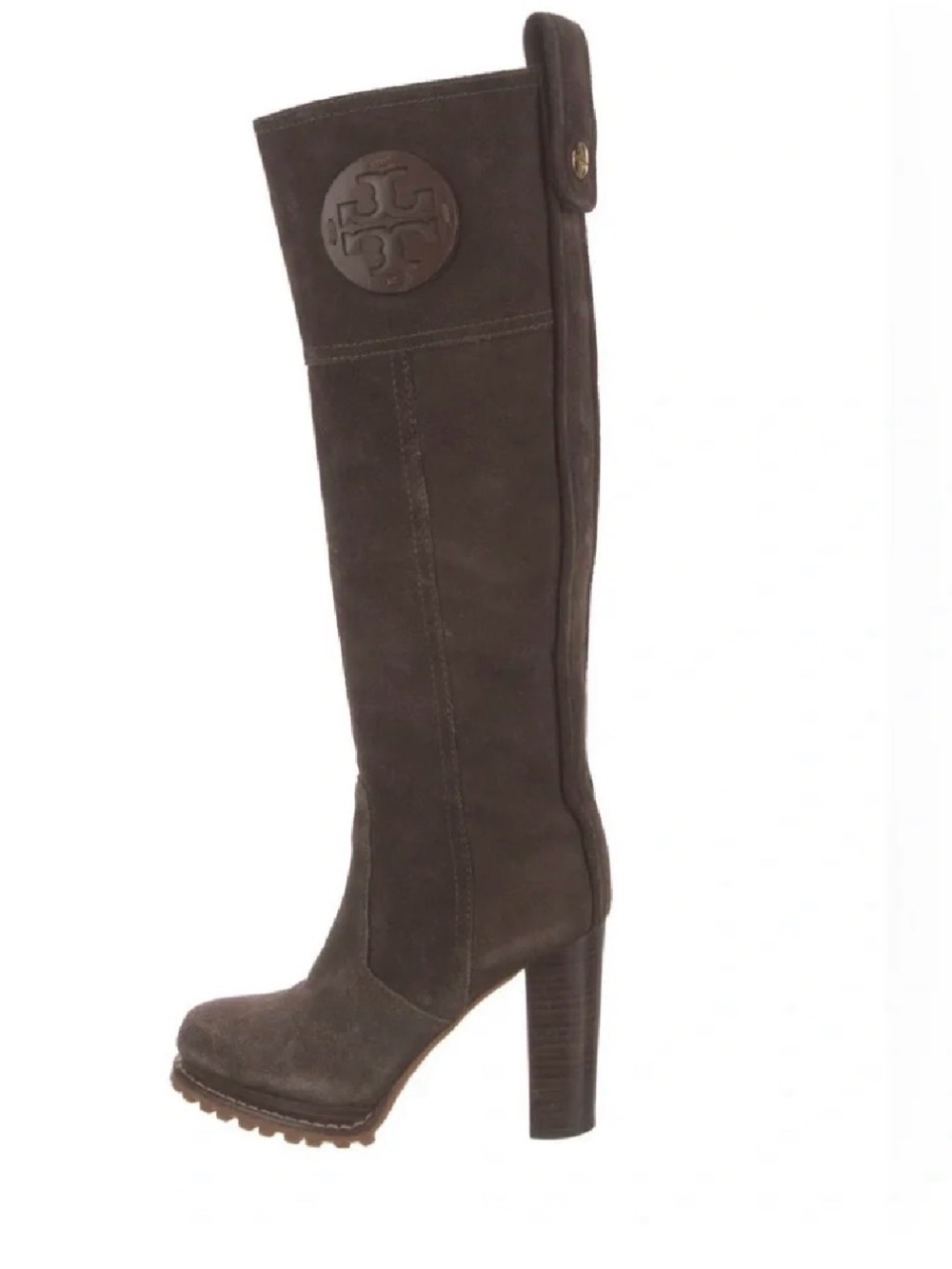 Tory Burch Claudia suede knee high boot. Sz 11